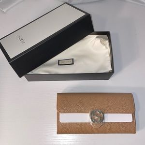 Gucci Tan Icon Long Wallet